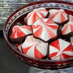 Chocolate Peppermint Meringues