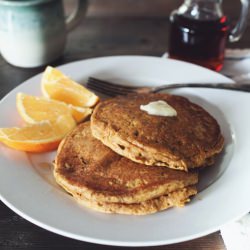 Orange & Pumpkin Pancakes