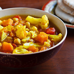 Curried Cauliflower-Sweet Potato Soup