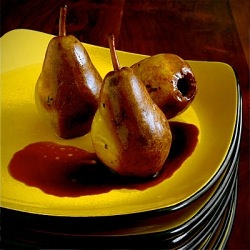 Roast Pears with Balsamic Glaze