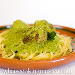 Poblano Meatballs