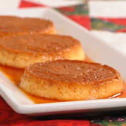 Holiday Eggnog Flan
