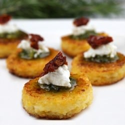 Sundried Tomato Polenta Bites