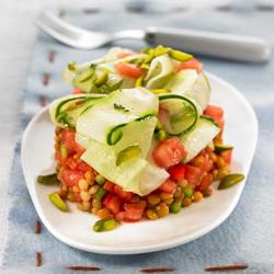 Lentil and Cucumber Salad