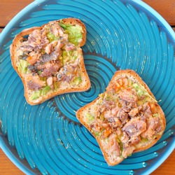 Avocado Sardine Sandwich