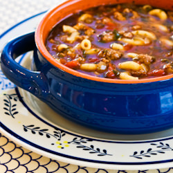 Italian Sausage and Macaroni Soup
