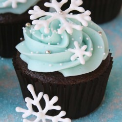 Snowflake Cupcakes