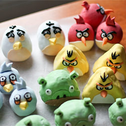Angry Birds Cake Balls