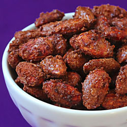 Spiced Cocoa Roasted Almonds