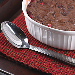 Cranberry Brownie Cobbler