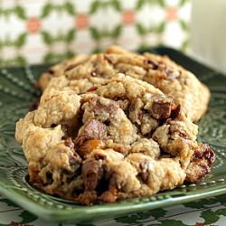 Chunky Twix Cookies