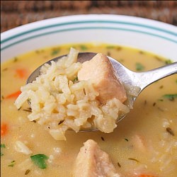 Lemon Chicken Rice Soup