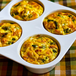 Baked Mini-Frittatas with Broccoli