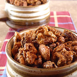 Sweet and Spicy Cocktail Nuts