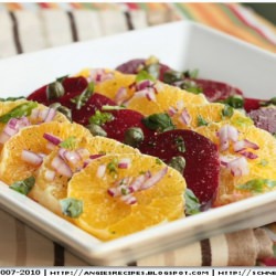 Orange Beetroot Salad