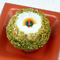 Orange Pistachio Olive Oil Cupcakes