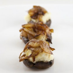 Mashed Potato Stuffed Mushrooms