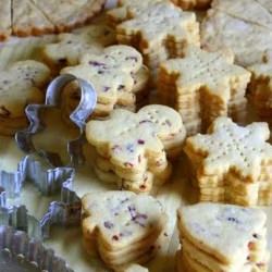 Cinnamon Cranberry Shortbread