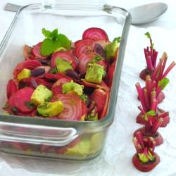 Candy Striped Beetroot & Avocado