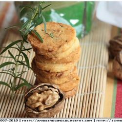 Rosemary Walnut Shortbread