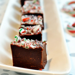 Candy Cane Fudge