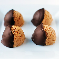 Chocolate-Dipped Peanut Butter Ball