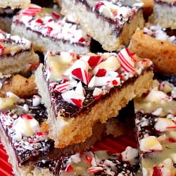 Chocolate Peppermint Bark Cookies