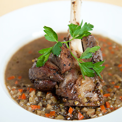 Braised Lamb Shanks with Lentils