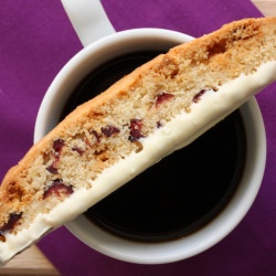 White Chocolate & Cranberry Biscotti