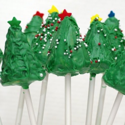 Christms Tree Cake Pops