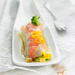 Cannelloni with Lobster and Fruit