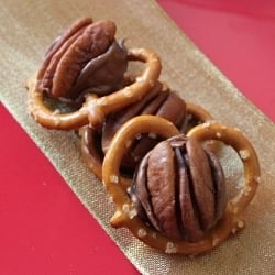 Pretzel Rolo & Pecan Bites