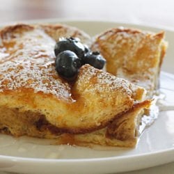 Lightened Up Creme Brulee French Toast
