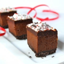 Chocolate Peppermint Cheesecake Bar