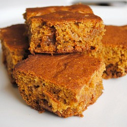 Butterscotch Pumpkin Blondies