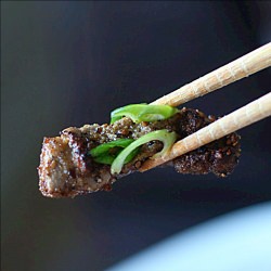 Portobello Crusted Rib Eye