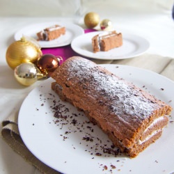 Chocolate and Coconut Roulade