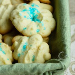 Almond Butter Spritz Cookies