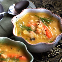 Chickpea Rice Soup
