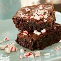 Quick and Easy Peppermint Brownies