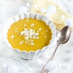 Hot Potato Soup with Saffron