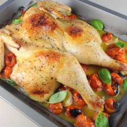 Spatchcocked Roasted Chicken