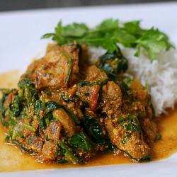 Indian Spiced Chicken with Spinach