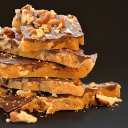 Chocolate-Covered Pecan Toffee