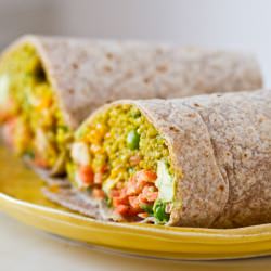 Curried Quinoa Wrap