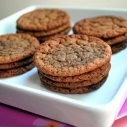 Peppermint Crinkle Cookies
