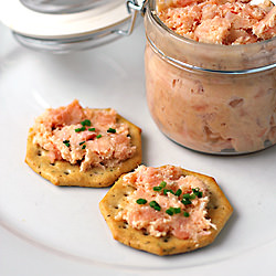 Smoked and Steamed Salmon Rilletes