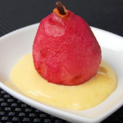 Mulled Wine Poached Pears