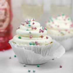 Sparkling Champagne Cupcakes