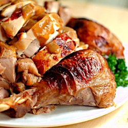 Brine-Roasted Turkey w/ Gravy